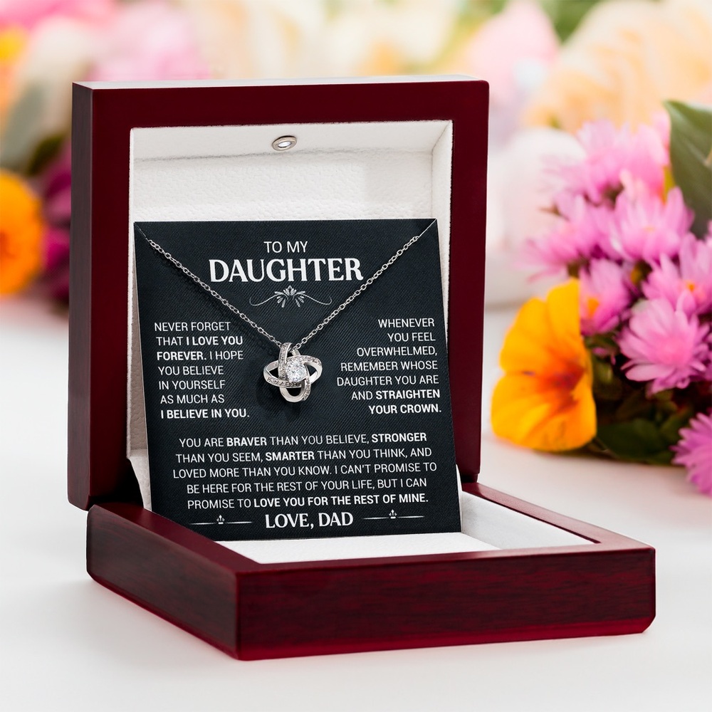 Pendant Necklace Cubic Zirconia 14K White Gold Over Stainless Steel